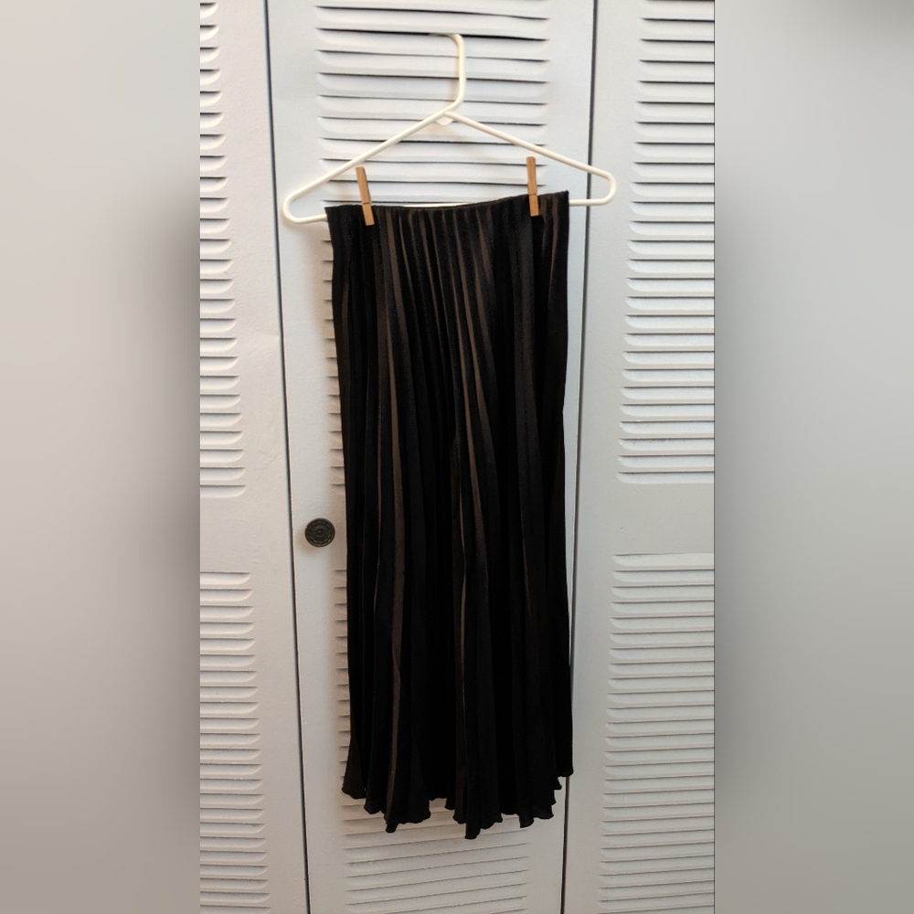 Zara Pleated Midi Skirt